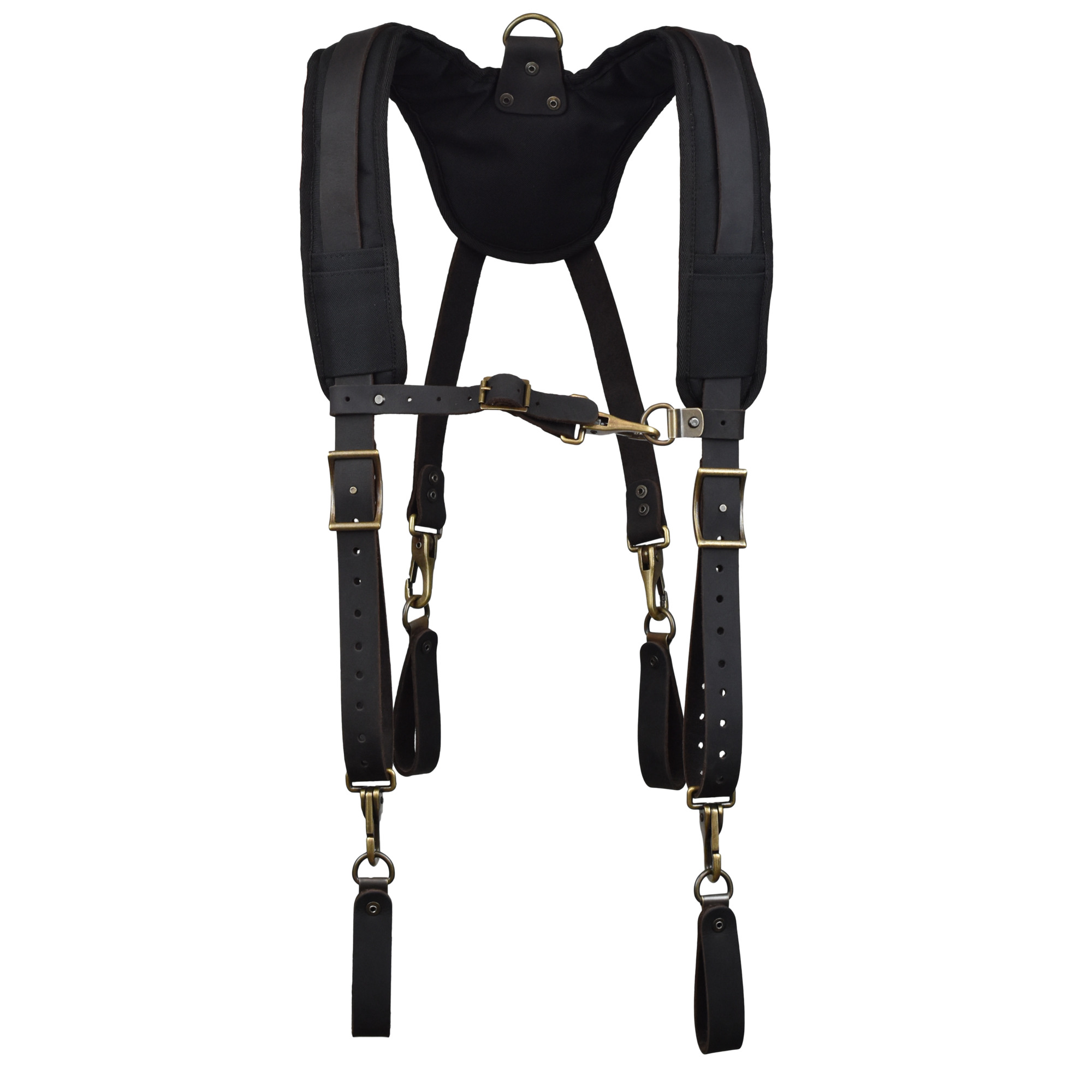 OX Tools, Pro Oil Tanned Suspenders, Color Brown, Pockets (qty.) 0 Material Leather, Model# OX-P263501